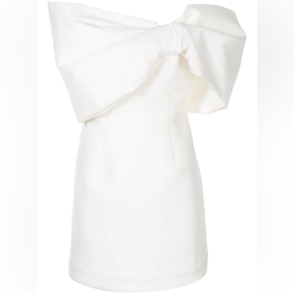 Rachel Gilbert Bow Detail Mini Dress